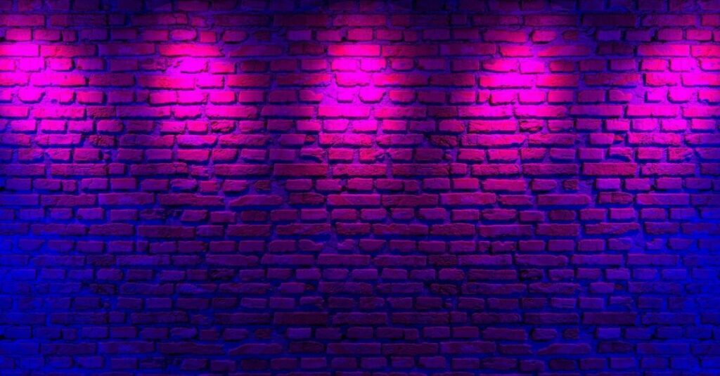 picture of a garage wall with accent lights