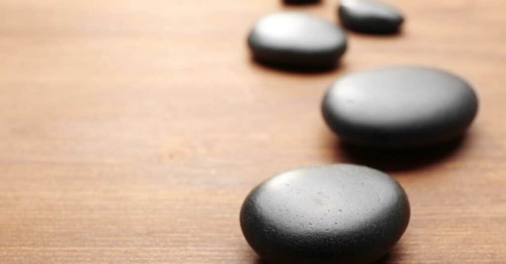 picture of hot stones
