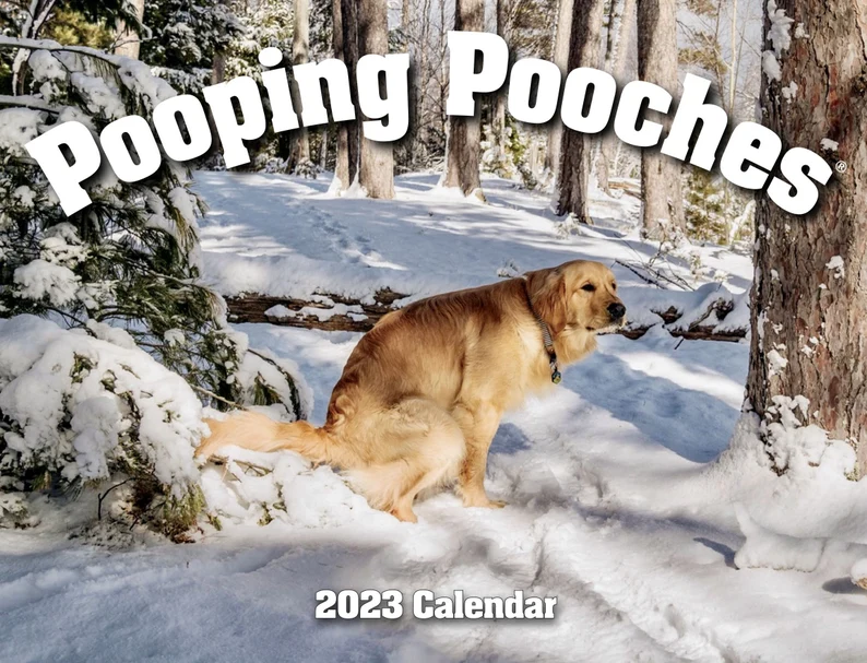 2023 Pooping Pooches Dog Calendar