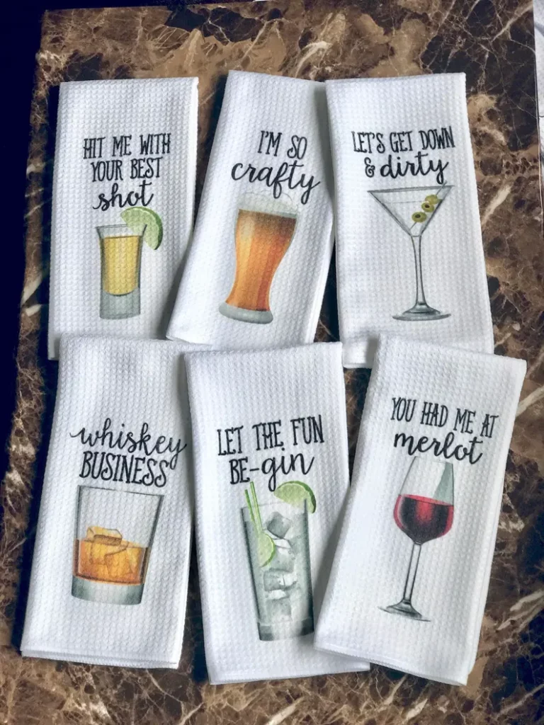 Funny Dish Towels for Hostess