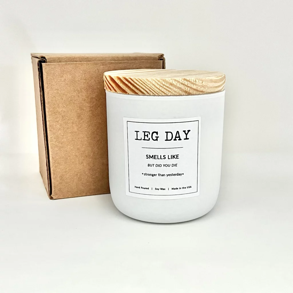 Leg Day Candle