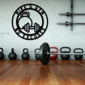 Personalized Home Gym Signs for Workout Room
