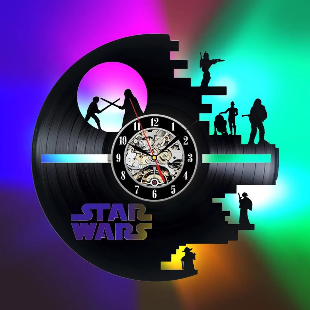 Star Wars Vinyl Record Wall Clock