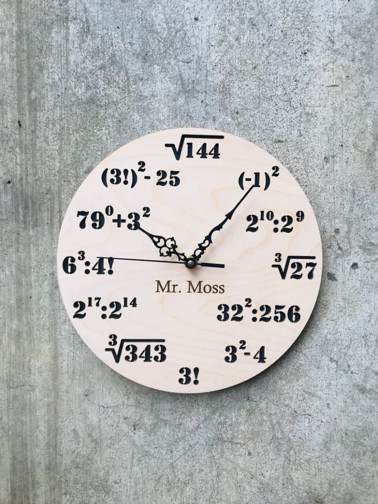 CUSTOM Math Clock