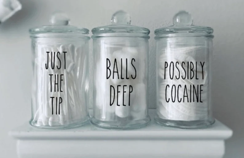 Funny Bathroom Jars