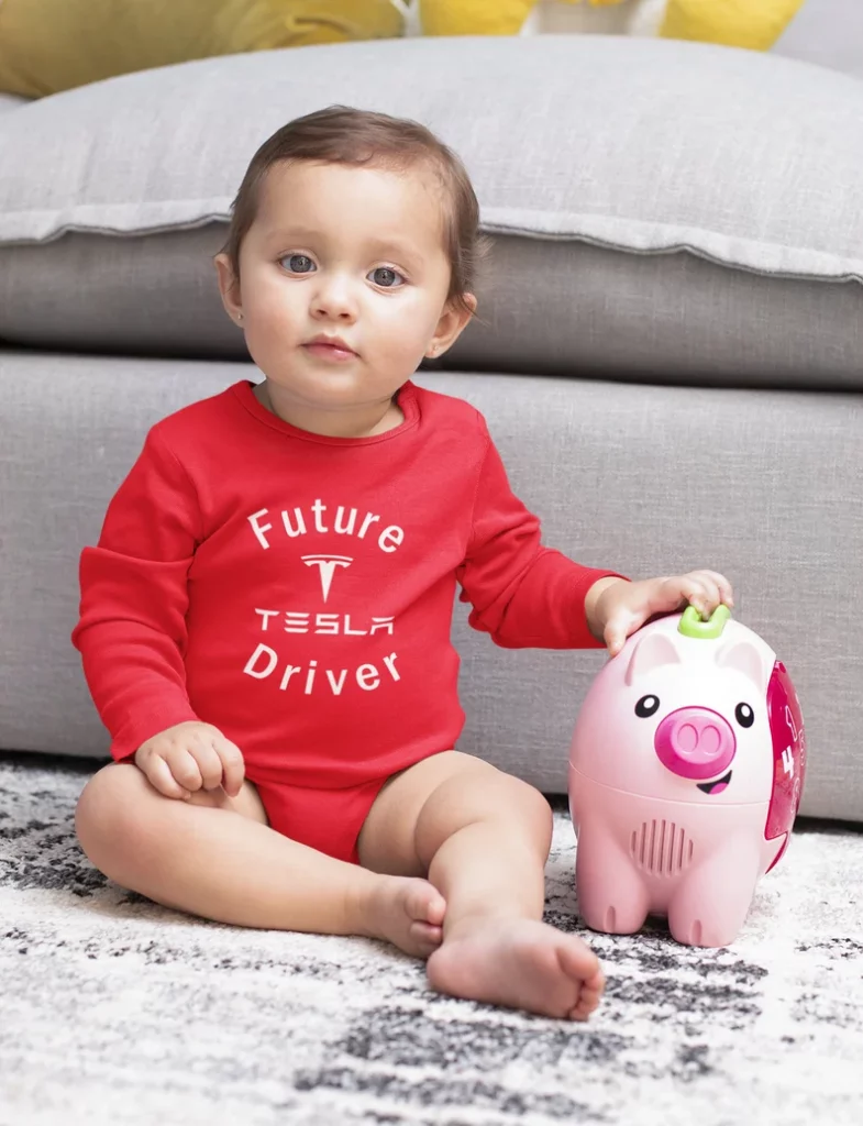 Future Tesla Driver Baby Shirt