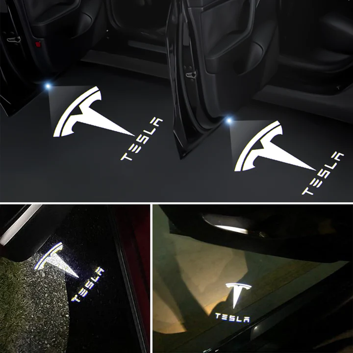 LED Tesla Logo Puddle Lights
