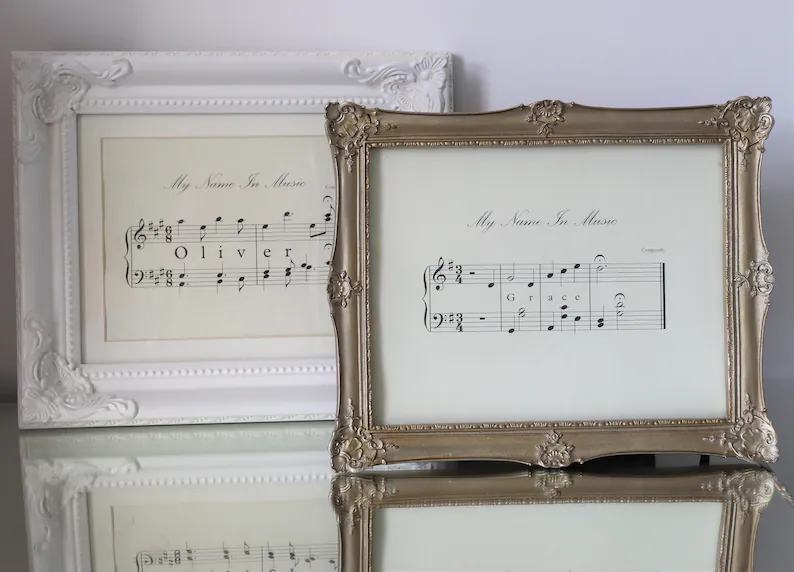 Personalized Musical Wall Art