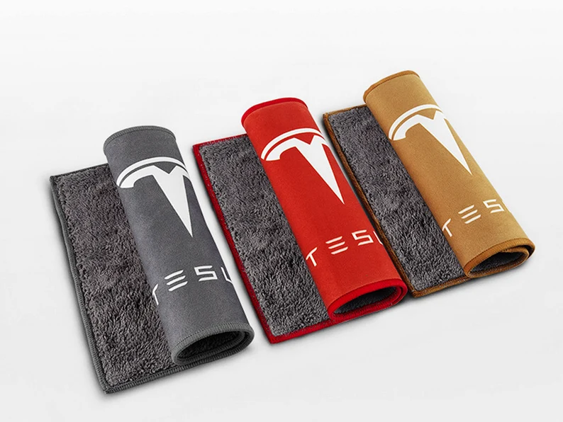 Tesla Car Logo Cleaning Towel