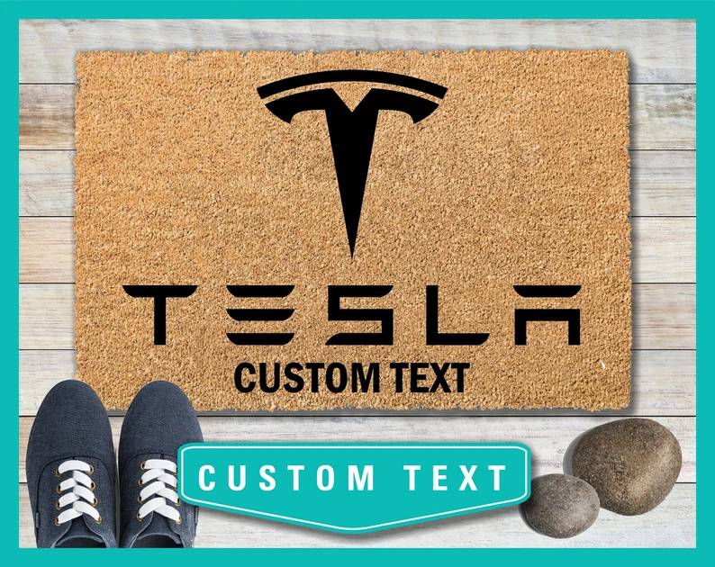Tesla Custom Welcome Doormat