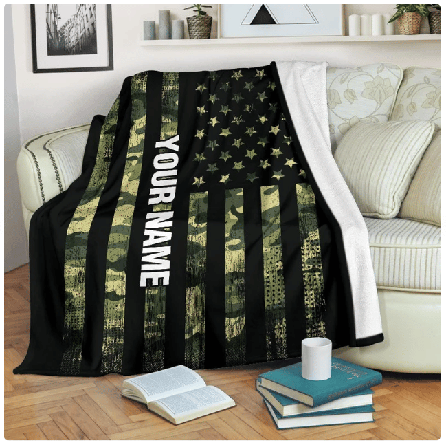 Army Fleece Blanket