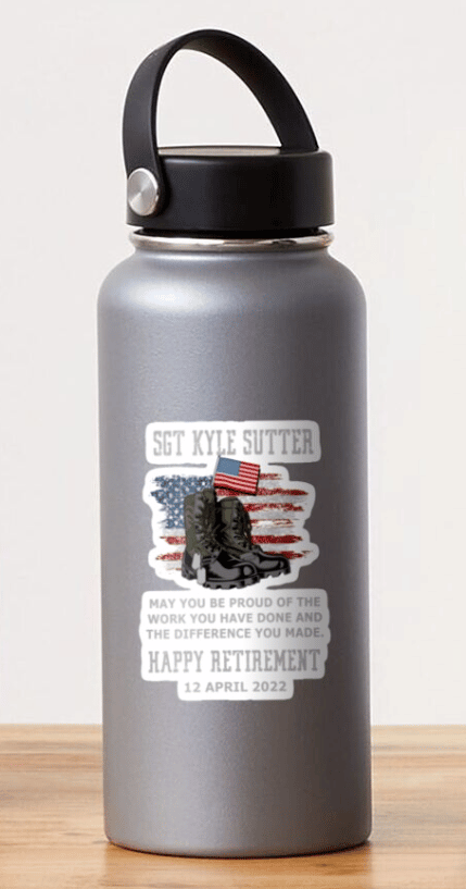 Army Retirement Sticker