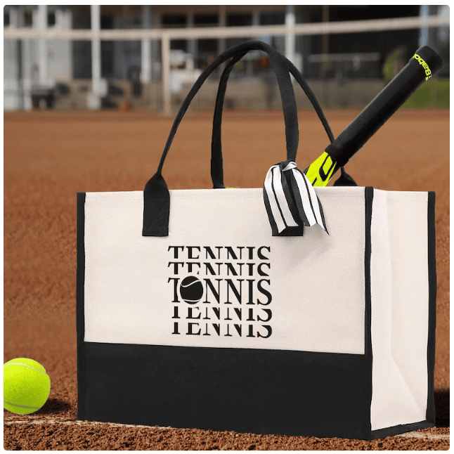 Custom Tennis Tote Bag