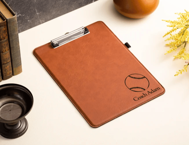 Personalized Leather Clipboard