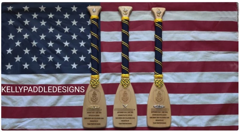 Personalized Military Retirement Paddle