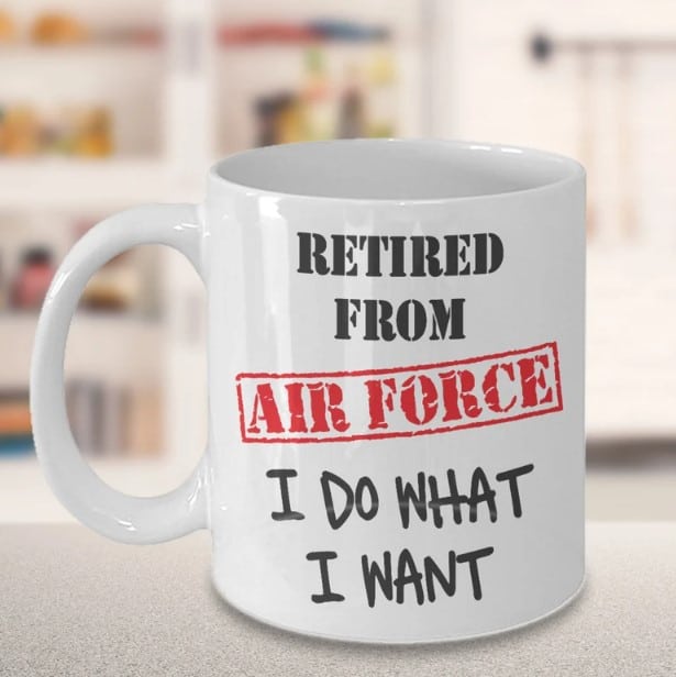 Retired Air Force Coffee Mug