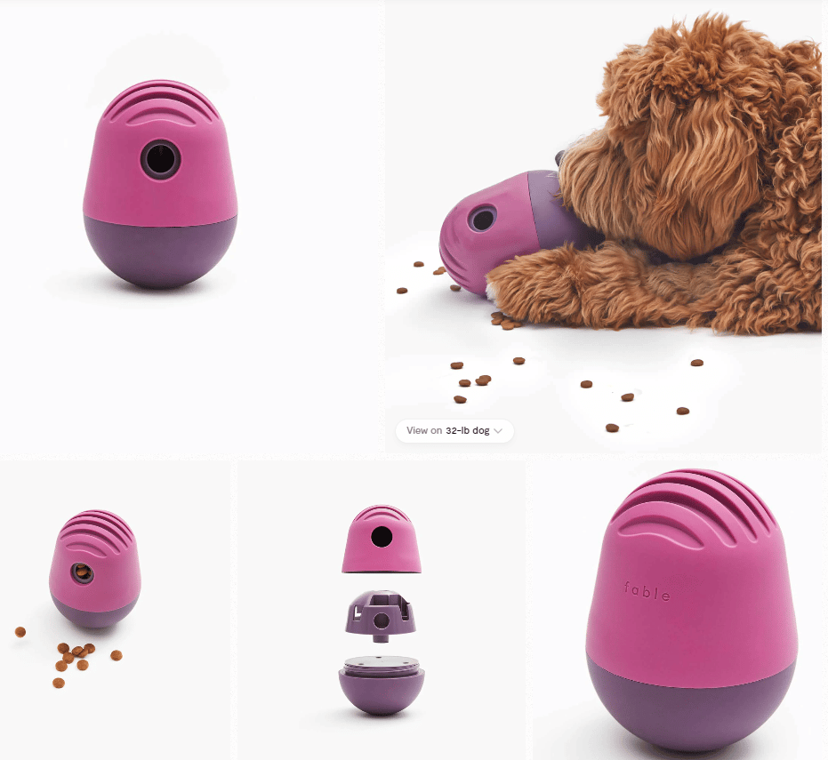 The Game Dog Treat Dispenser and Toy