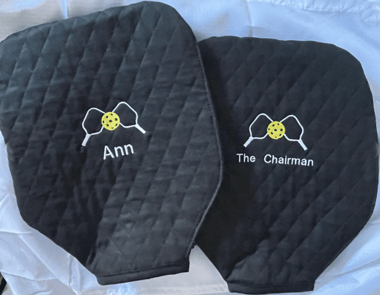 personalized embroidered racquet cover