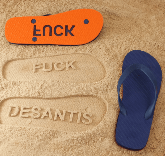 Anti Ron DeSantis Sandals