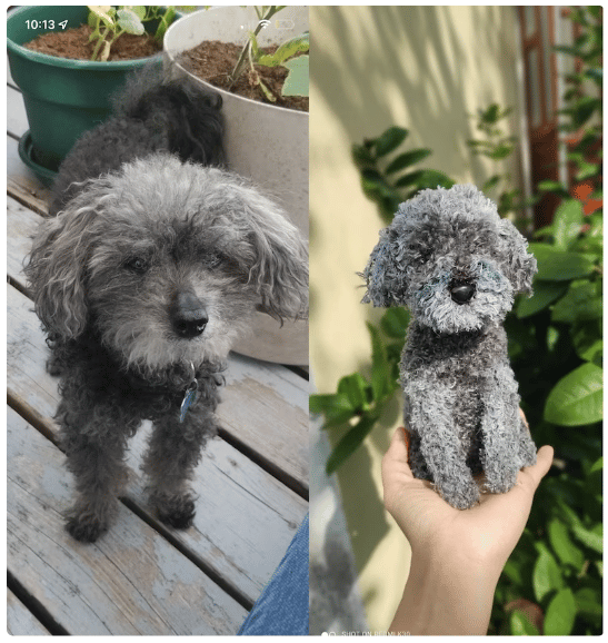 Custom Crochet Dog