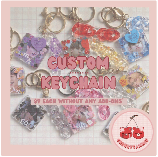 Custom K pop Keychain