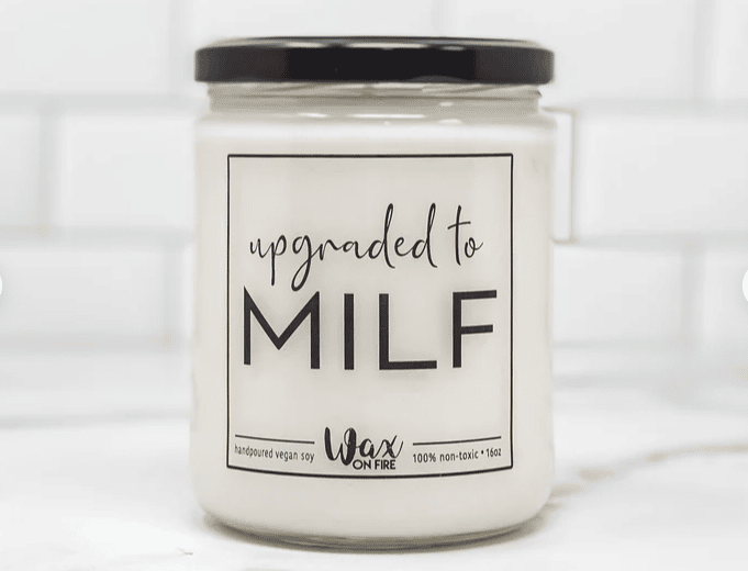 Funny MILF Candle