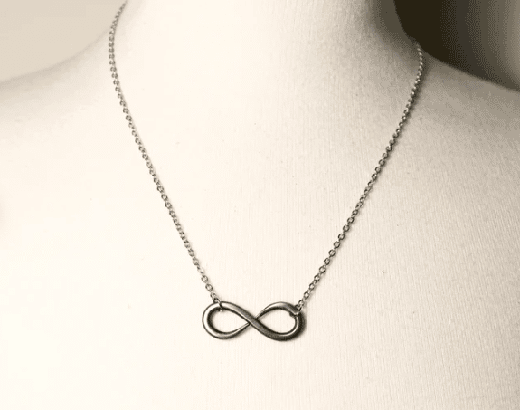 Iron Infinity Necklace