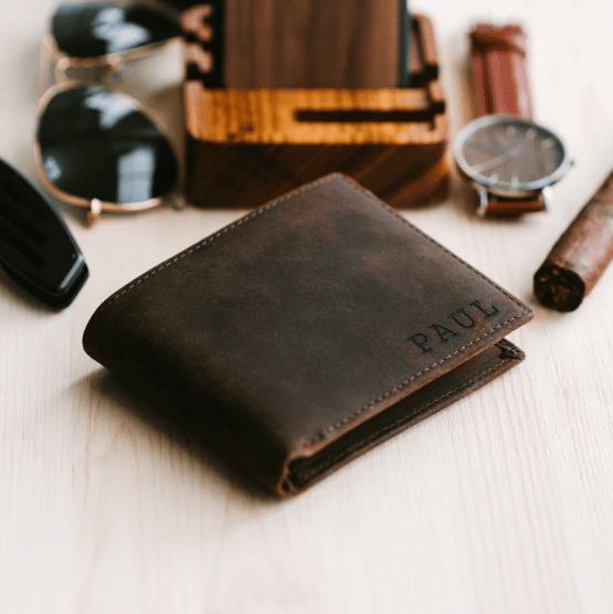 Personalized Rustic Wallet