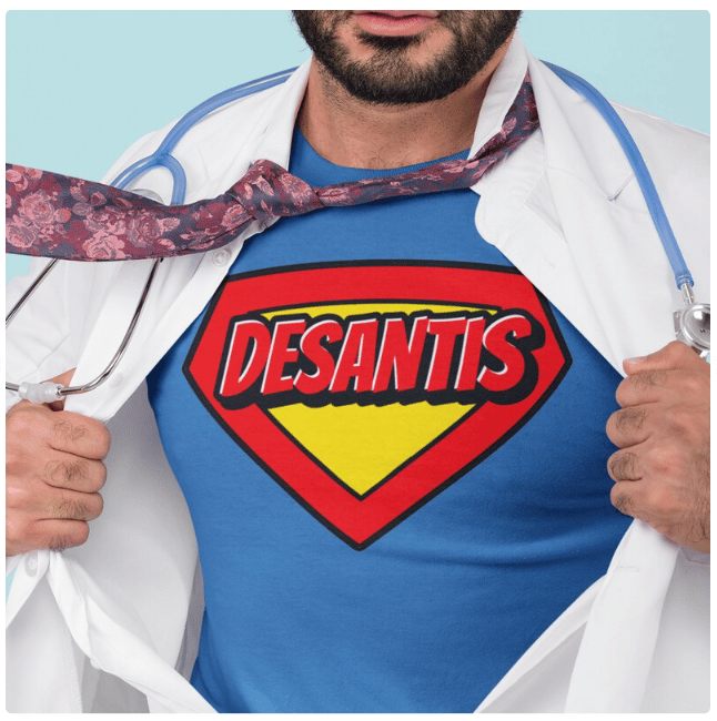 Ron DeSantis Superhero T Shirt