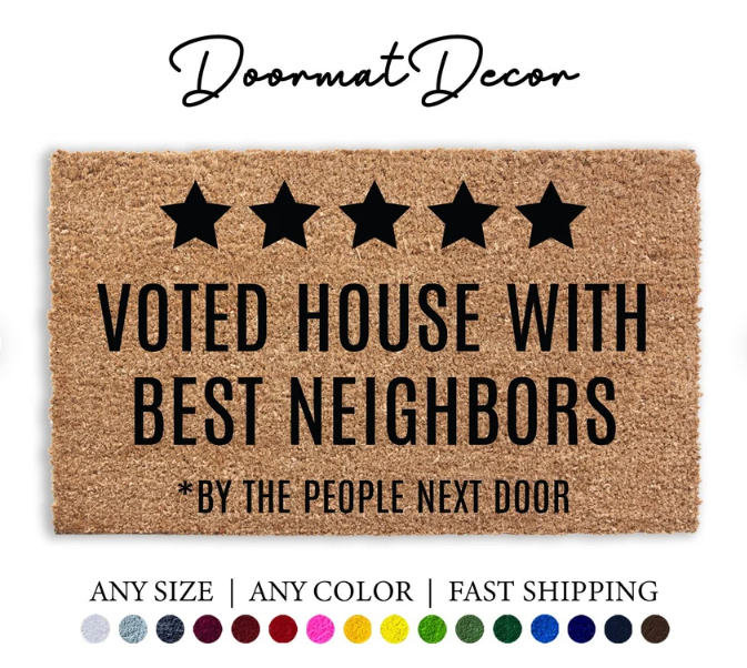 Best Neighbors Doormat