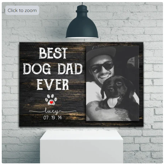 Dog Dad Home Wall Art