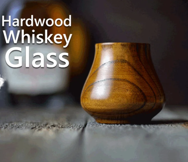 Hardwood Whiskey Tasting Glass