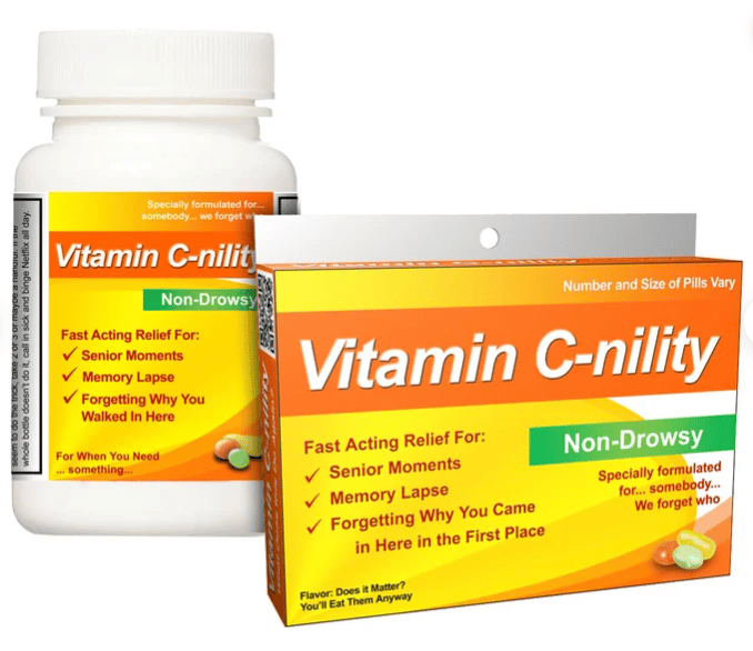 Vitamin C nility Box or Bottle