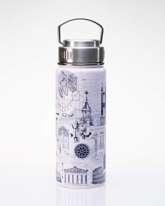 Architecture Stainless Steel Water Bottle