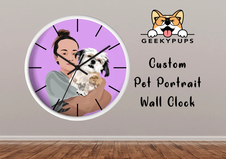 Custom pet clock