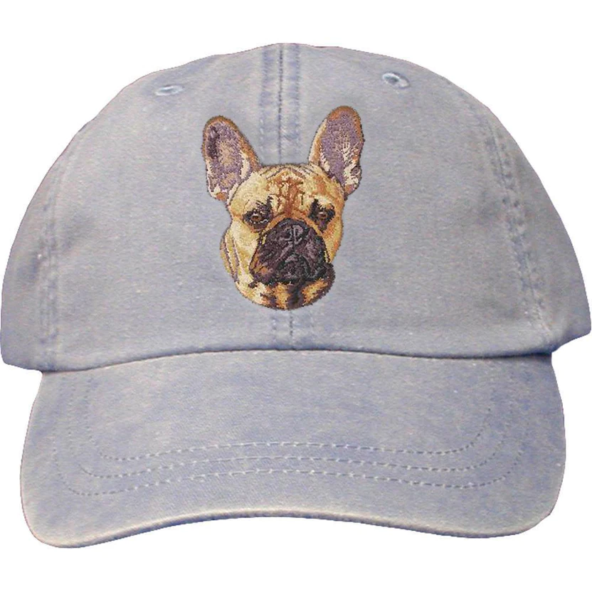 French Bulldog Embroidered Baseball Cap