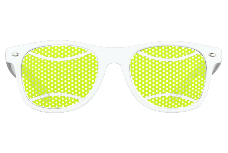 Fun Tennis Player Sunglasses
