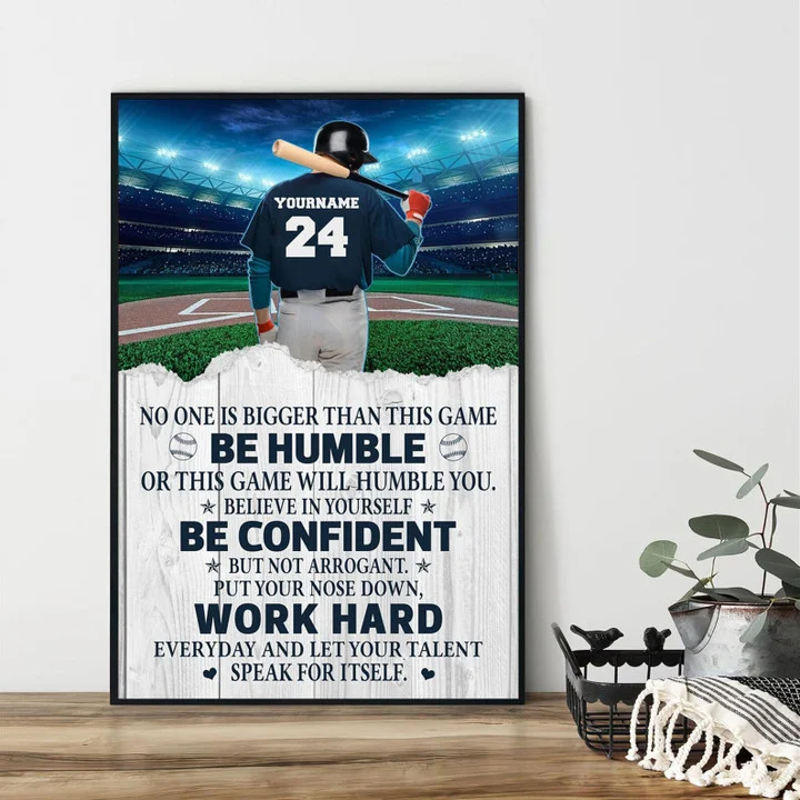 Motivational Baseball Poster