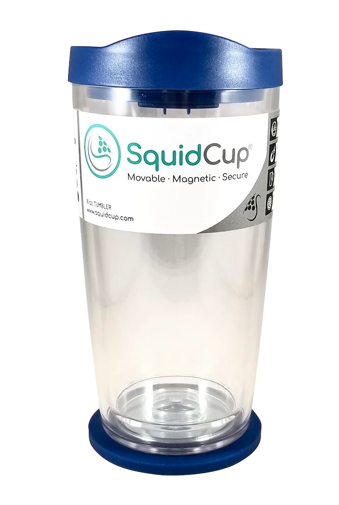 SquidCup Non Tip Tumbler With Lid and Base