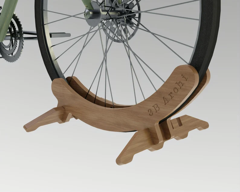 Wooden Bike Stand 1