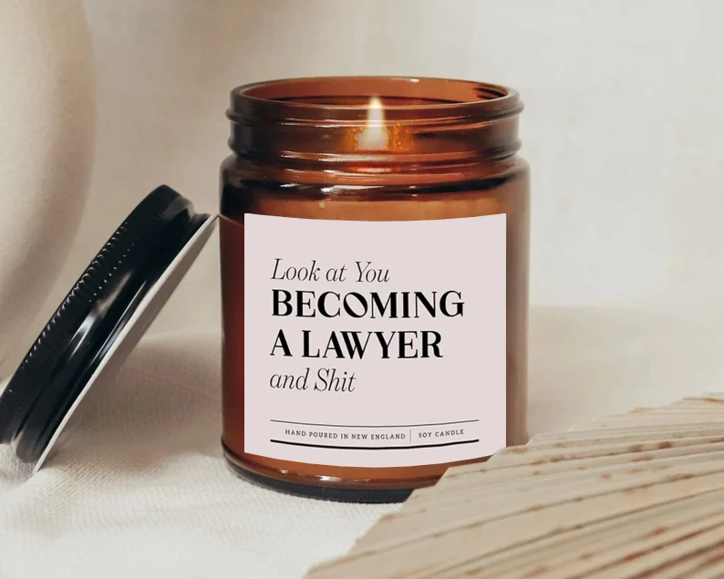 Becoming a Lawyer Candle