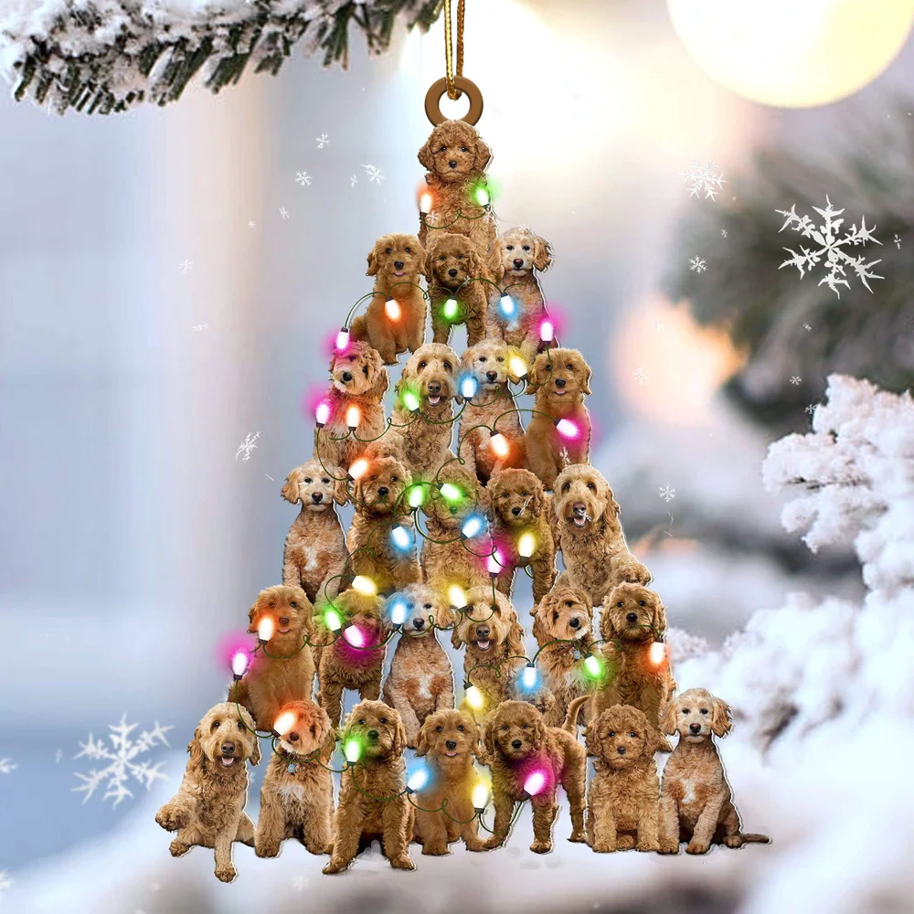 Goldendoodle Tree Ornament