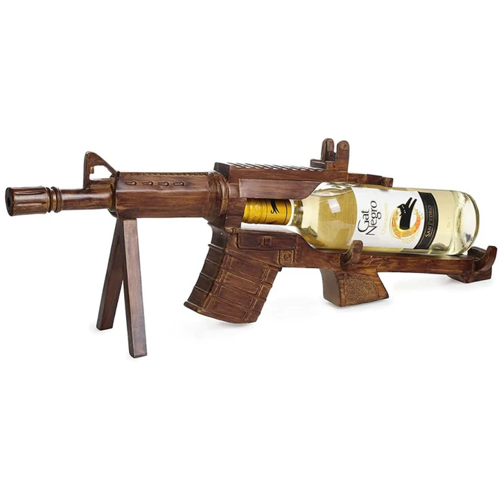 Gun AR15 Wine Bottle Holder