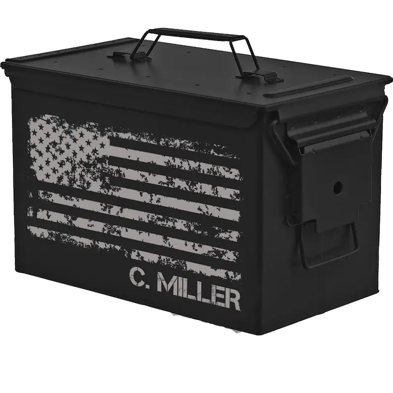 Personalized Engraved Ammo Storage Box