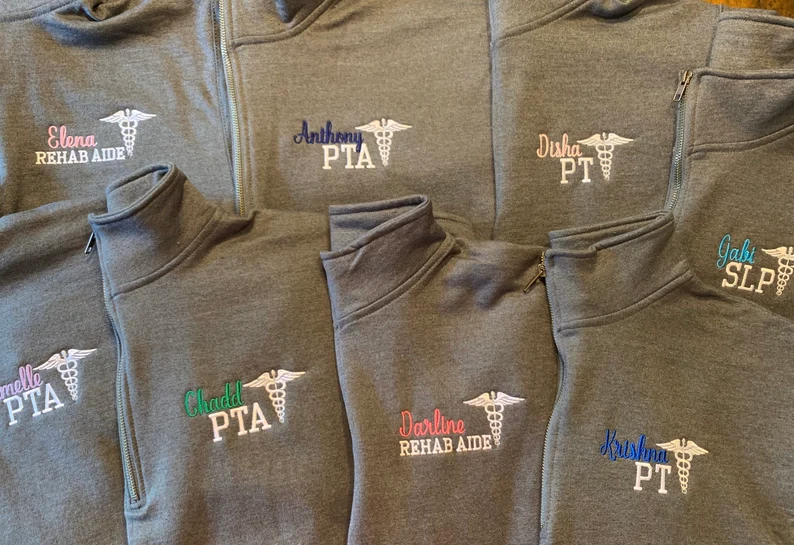 Personalized Physical Therapist Pullover Sweatshirt