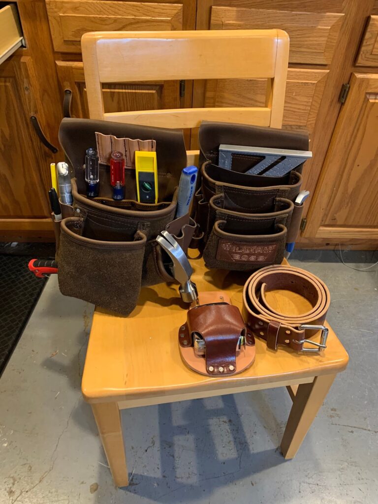 electrician leather belt