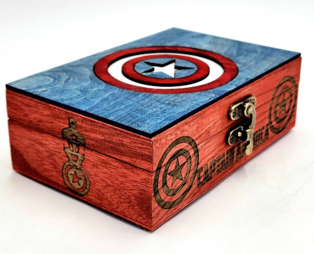Captain America inspired Gift Box
