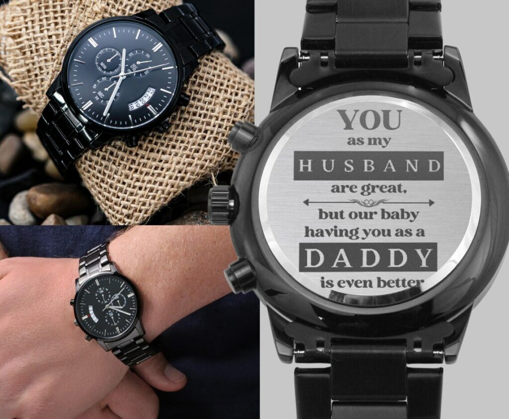 Dad Engraved Watch