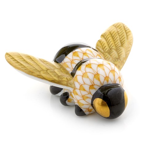 Herend Porcelain Bumble Bee Figurine