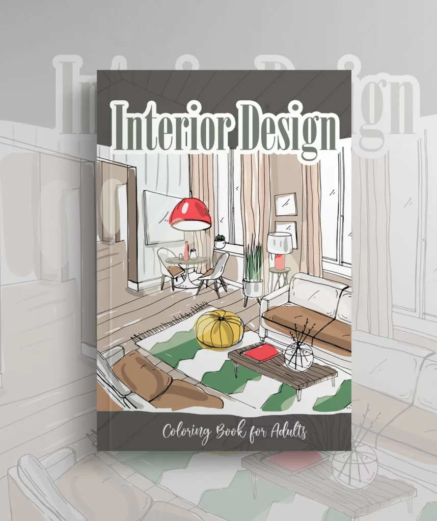 Interior design Coloring Book